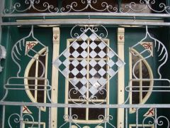 Kunstschmiedearbeit schmiedeeiserne Tür